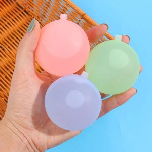 Water Balloons | 30Pcs Reusable Water Fighting Balls Adults Summer Swimming Pool Silicone Water Playing Toys Pool Water Bomb Balloons Games Pools & Water Activities Water Balloons