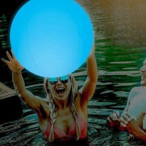 Water Balloons | 40Cm Beach Inflated Ball Balloons Toy Swimming Pool Glowing Swimming Toy Water Game Sport Led Light Ball Pools & Water Activities Water Balloons