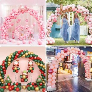 Water Balloons | Balloon Arch Kit 9Ft Tall 10Ft Wide Adjustable Balloon Stand Set With Water Fillable Base 50Pc Balloon Clips Wedding Party Decor Pools & Water Activities Water Balloons