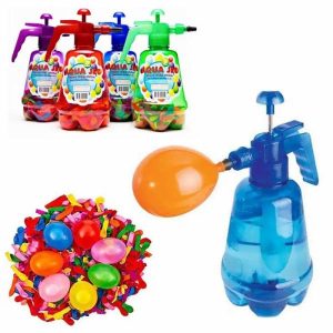 Water Balloons | Water Water Filler Kit Easy-To-Use Balloon Inflator Comes With 500 Water Balloons For Outdoor Fun Pools & Water Activities Water Balloons