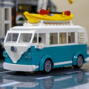 Wooden Blocks | Bricklink 10220 Technical Car Vw T1 Camper Van Turquoise City Speed Champions Truck Sets Building Blocks Toys Christmas Gift Building & Construction Toys Wooden Blocks