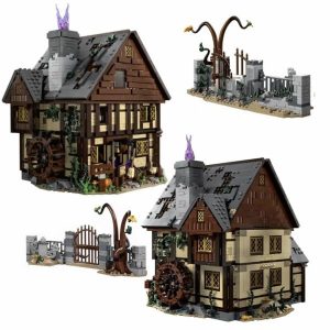 Wooden Blocks | Moc 21341 Pocused Sanderson Cottage House Building Blocks Set Bricks Toy For Gifts Building & Construction Toys Wooden Blocks