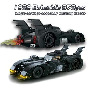 Wooden Blocks | Super Heroes Series Batmobile Building Blocks 1989 Classic Bat Chariot Car Model Bricks Toys For Christmas Gifts Building & Construction Toys Wooden Blocks