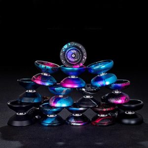 Yoyo | Aresyoyo Ao1 New Butterfly Metal Alloy Aluminum Yoyo Professional With 10 Ball Kk Bearing High Speed Yo Yo Classic Toys 3 Hobby Yoyo