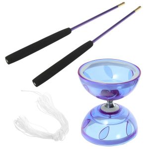 Yoyo | Diabolo Yoyo Chinese Toy Bearing Set Plastic Toys Sticks Triple Juggling Professional Fitness Ball Yo Spinning Hobby Yoyo