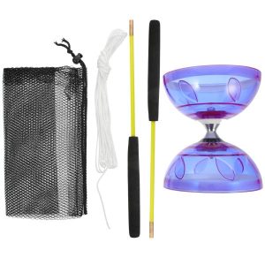 Yoyo | Diabolo Yoyo Chinese Toy Bearing Set Plastic Toys Sticks Triple Juggling Professional Fitness Ball Yo Spinning Hobby Yoyo