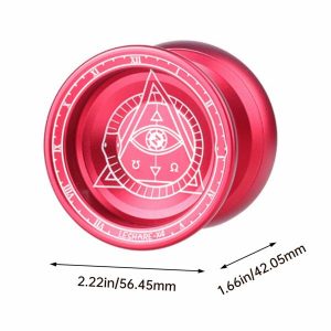 Yoyo | Leshare Yoyo Ball Magic Yoyo Single Metal Alloy Professional Competition Version Yo-Yo Ball Hobby Yoyo