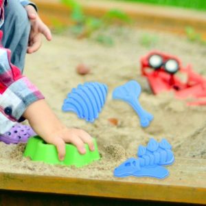 Beach Sand Toys | 4 Sets Multicolor Toy Dinosaur Mold Toys Plastic Beach Sand Beach Sand Toys Beach Sand Toys