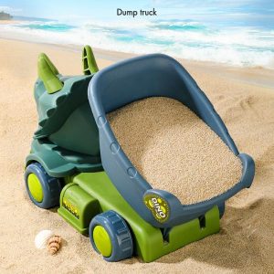 Beach Sand Toys | Summer Seaside Beach Toy Engineering Car Set Beach Game Toy Dinosaur Beach Car Digging Sand Shovel Toy Tool Bath Toys Beach Sand Toys Beach Sand Toys