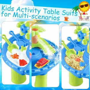 Beach Sand Toys | Water Table Sandbox For Outdoor Sensory Play With Sand Toys And Splash Pool, Perfect For Summer Activity Beach Sand Toys Beach Sand Toys