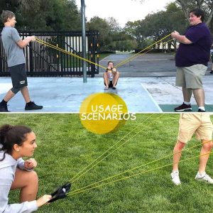 Water Balloons | Water Bombs Launcher Water Balloons Launcher Slingshot 300 Yard Long Range 3 Person Balloon Giant Sling Shots T-Shirt Football Pools & Water Activities Water Balloons