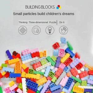 Soft Plastic Blocks | 1000 Pieces Diy Creative Building Blocks Bulk Sets City Classic Bricks Assembly Educational Toys Building & Construction Toys Soft Plastic Blocks