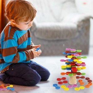 Stacking Blocks | Rainbow Trees Stack Blocks Colorful Creative Preschool Balance Toys Balance Blocks For Wooden Stacking Stones For Exercise Building & Construction Toys Stacking Blocks