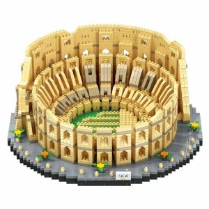 Wooden Blocks | 5594Pcs Mini Building Blocks Famous Building Colosseum 3D Model Diy City Attractions Educational Toy Brick Adult Gift Building & Construction Toys Wooden Blocks