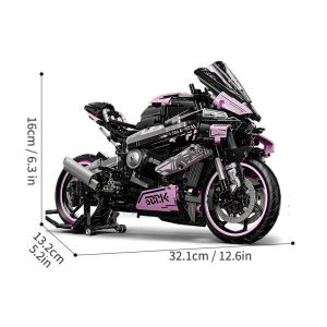 Wooden Blocks | Technical Motorcycle 42130Building Blocks Set,1:5 Scale Model Toys,Motorcycle Gift For And Adults To Build And Display Building & Construction Toys Wooden Blocks