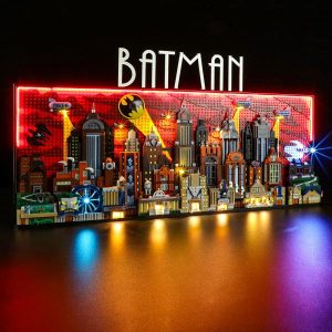 Blocks | Hprosper Led Light For 76271 The Animated Series Gotham City Decorative Lamp With Battery Box (Not Include Lego Building Blocks) Blocks Blocks