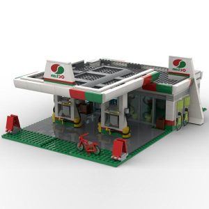 Blocks | New City Traffic Street View Moc Octan Gas Station Building Blocks 60132 Service Station Diy Creative Ideas Toy Gifts Blocks Blocks