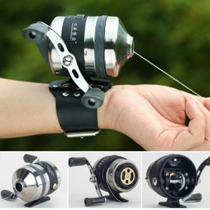 Fishing Toys | Bl25 Fishing Reels Stainless Steel Metal Wheel Closed Fishing Wheel Spinning Fishing Reel For Slingshot Shooting Fish Use Dart